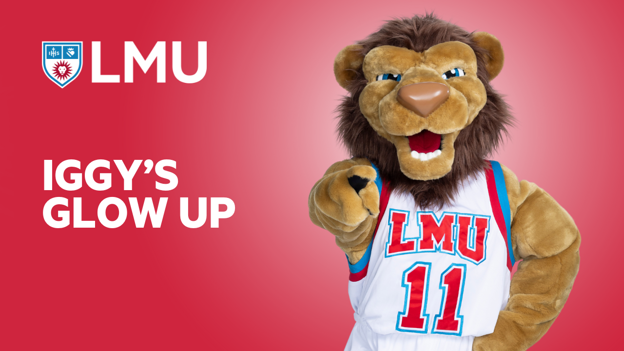 LMU's Iggy the Lion Mascot